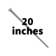 20 inches